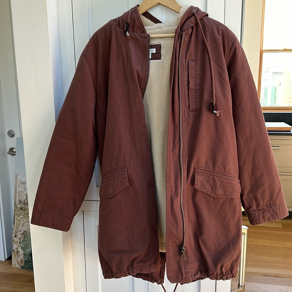 2 in 1 Sherpa Lining Coat